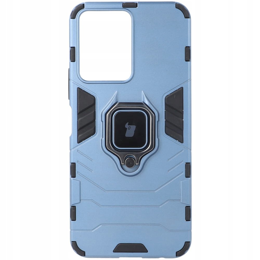 Bizon Etui Case Armor Ring do VIVO Y16 niebieskie