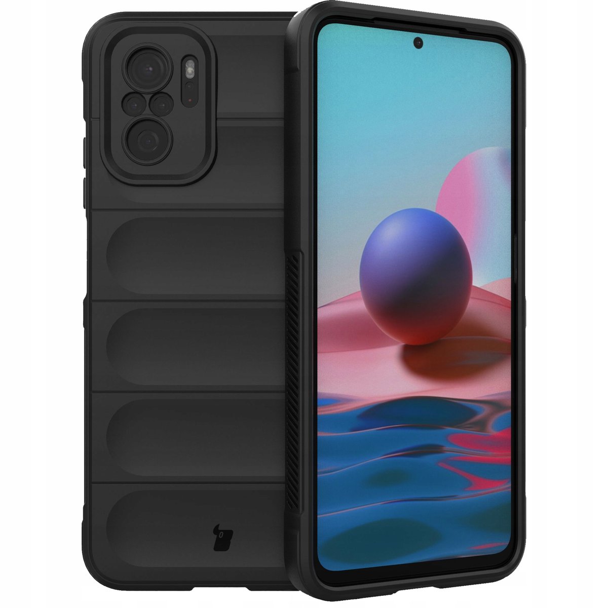 Bizon Etui Case Tur do Xiaomi Poco M5S / Redmi Note 10/10S czarne