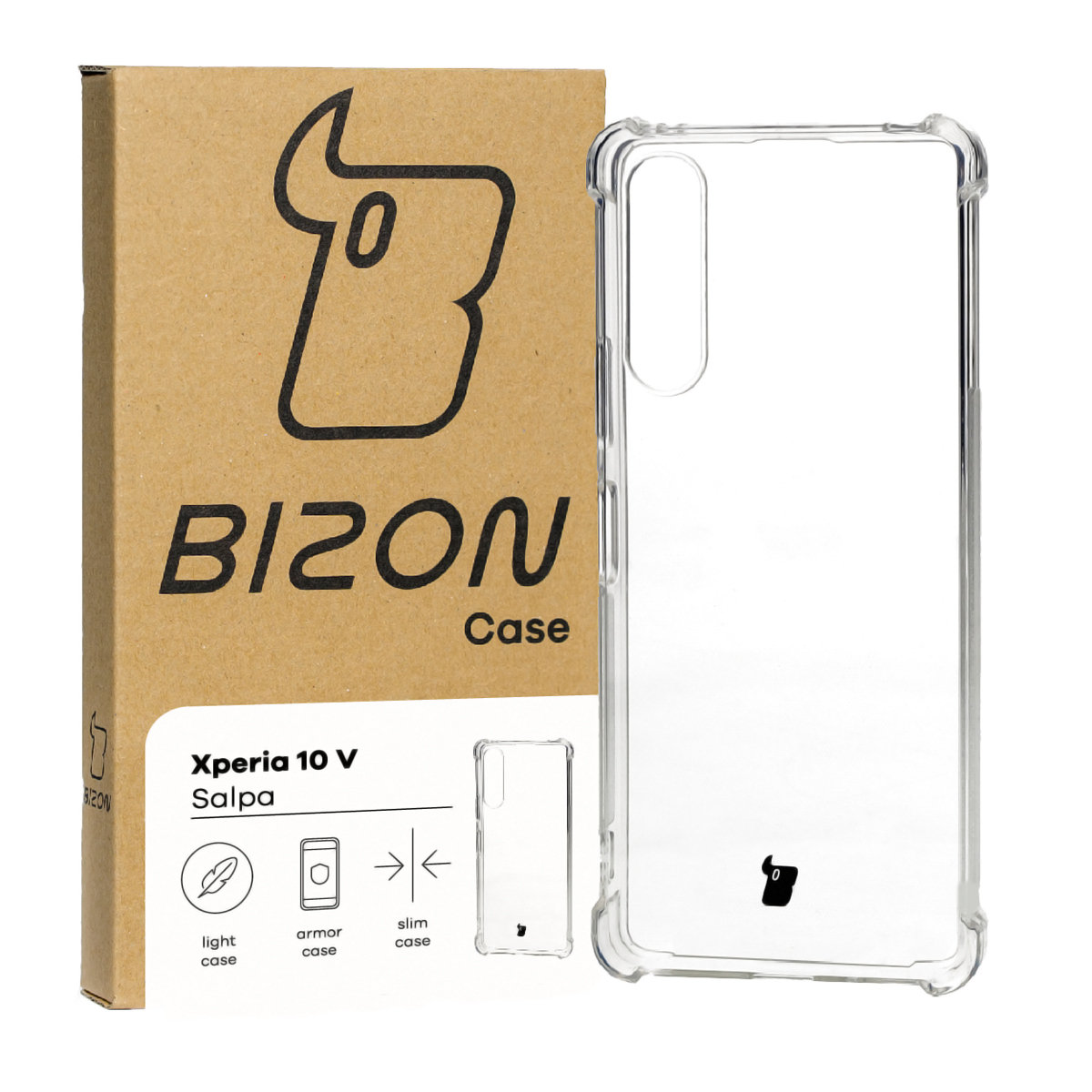 Etui przezroczyste Bizon do Xperia 10 V, obudowa