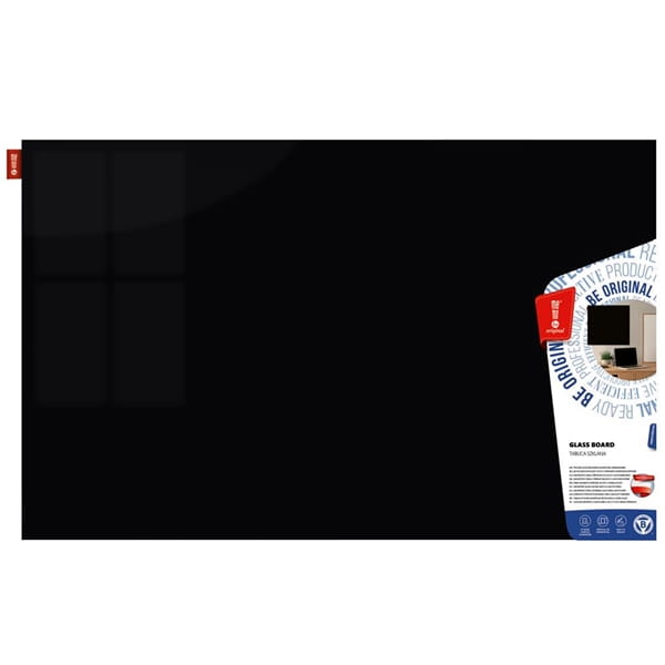 Tablica szklana magnetyczna 40x60cm MEMOBE antracytowa /MSZ060040-82/