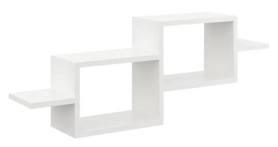 Biała Skandynawska Półka Ścienna 2 Kolory L3-S17