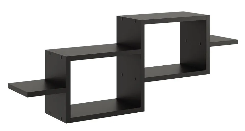 Czarna Minimalistyczna Półka Ścienna Z5-P90