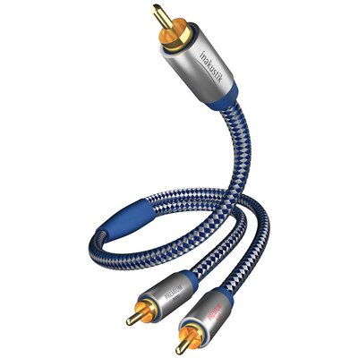 In-Akustik Kabel Inakustik Premium Y Subwoofer Cable Cinch - 2x Cinch 5,0 m - 00 (USHM4A A BLUE)