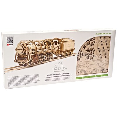Ugears Model mechaniczny do składania. Lokomotywa UG 460, 70012