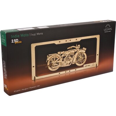 Puzzle 2,5D Motocykl Indie Ugears