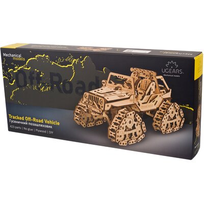 Puzzle 3D Gąsienicowy Pojazd Terenowy Ugears
