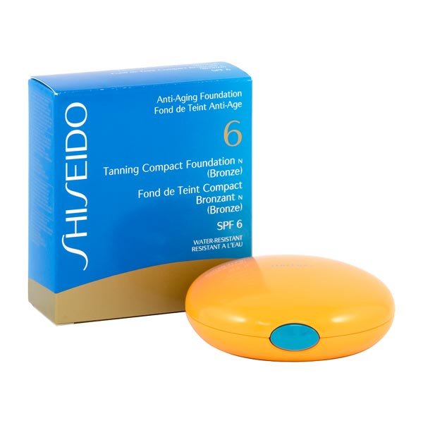 Shiseido Tanning Compact Foundation N SPF6 brązujący podkład w kompakcie Bronze 12g