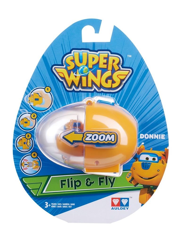 Auldey Toys Super Wings, figurka Wystrzel i leć Donnie