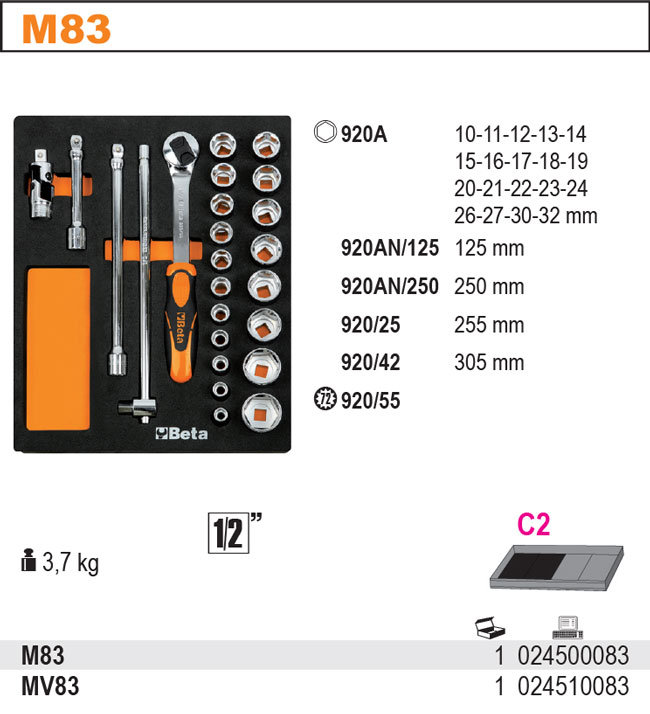 Beta 2450/M83