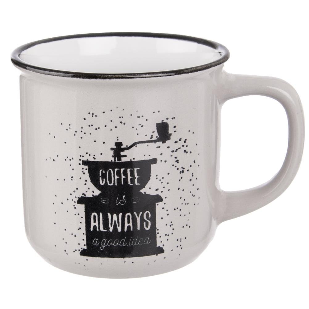 Orion Kubek ceramiczny z uchem do kawy herbaty 370 ml