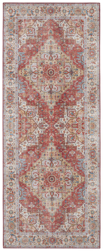 Jasnoczerwony chodnik Nouristan Sylla, 80x200 cm