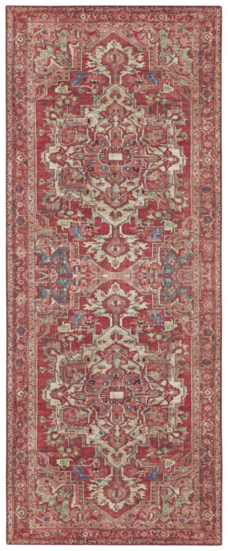 Czerwony chodnik Nouristan Leta, 80x200 cm