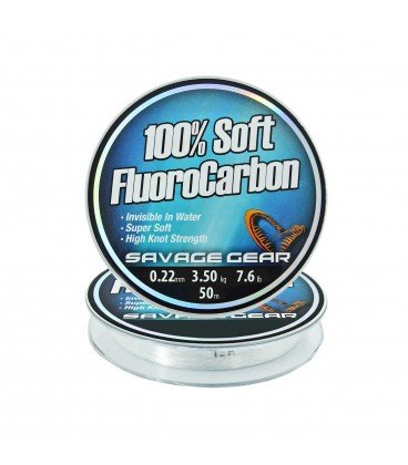 Fluorocarbon Savage Gear Soft 0,22 MM 3,5 Kg 50 M