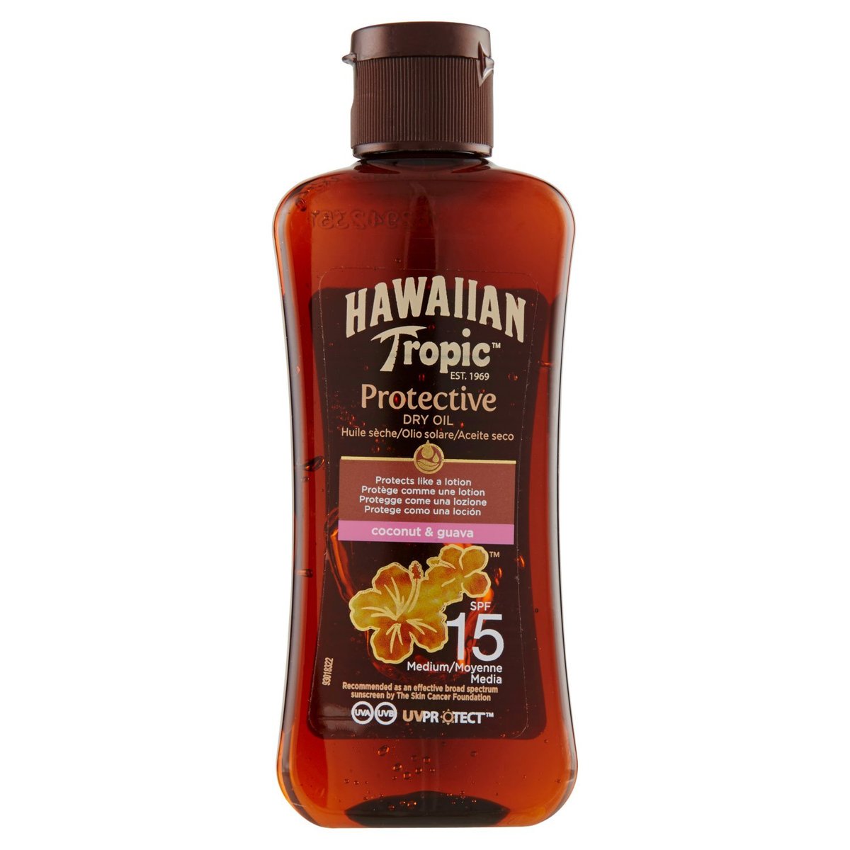 Hawaiian Tropic Protective Dry Oil LSF 15, 100 ML Y00595A0