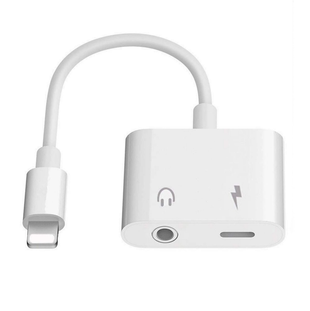 Adapter Lightning do AUX + Lightning