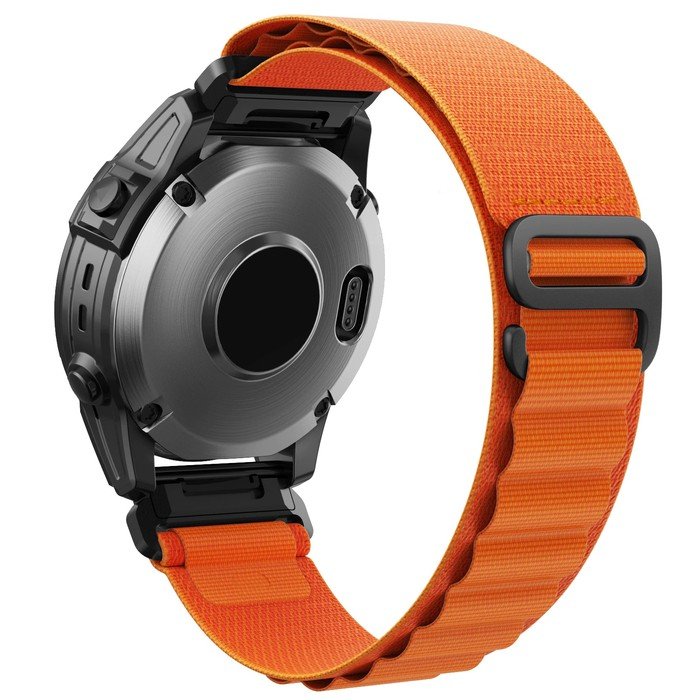 Opaska Pasek Bransoleta Nylon Pro Garmin Fenix 3/5X/3Hr/5X Plus/6X/6X Pro/7X Orange