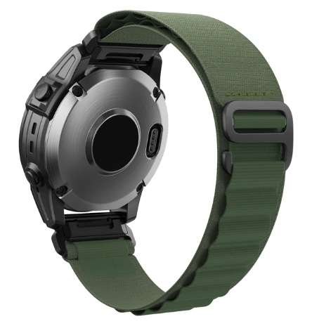 Opaska Pasek Bransoleta Nylon Pro Garmin Fenix 3/5X/3Hr/5X Plus/6X/6X Pro/7X Army Green