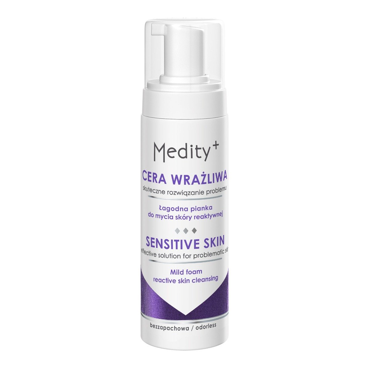 Medity+ Cera Wrażliwa Łagodna pianka do mycia twarzy 150 ml
