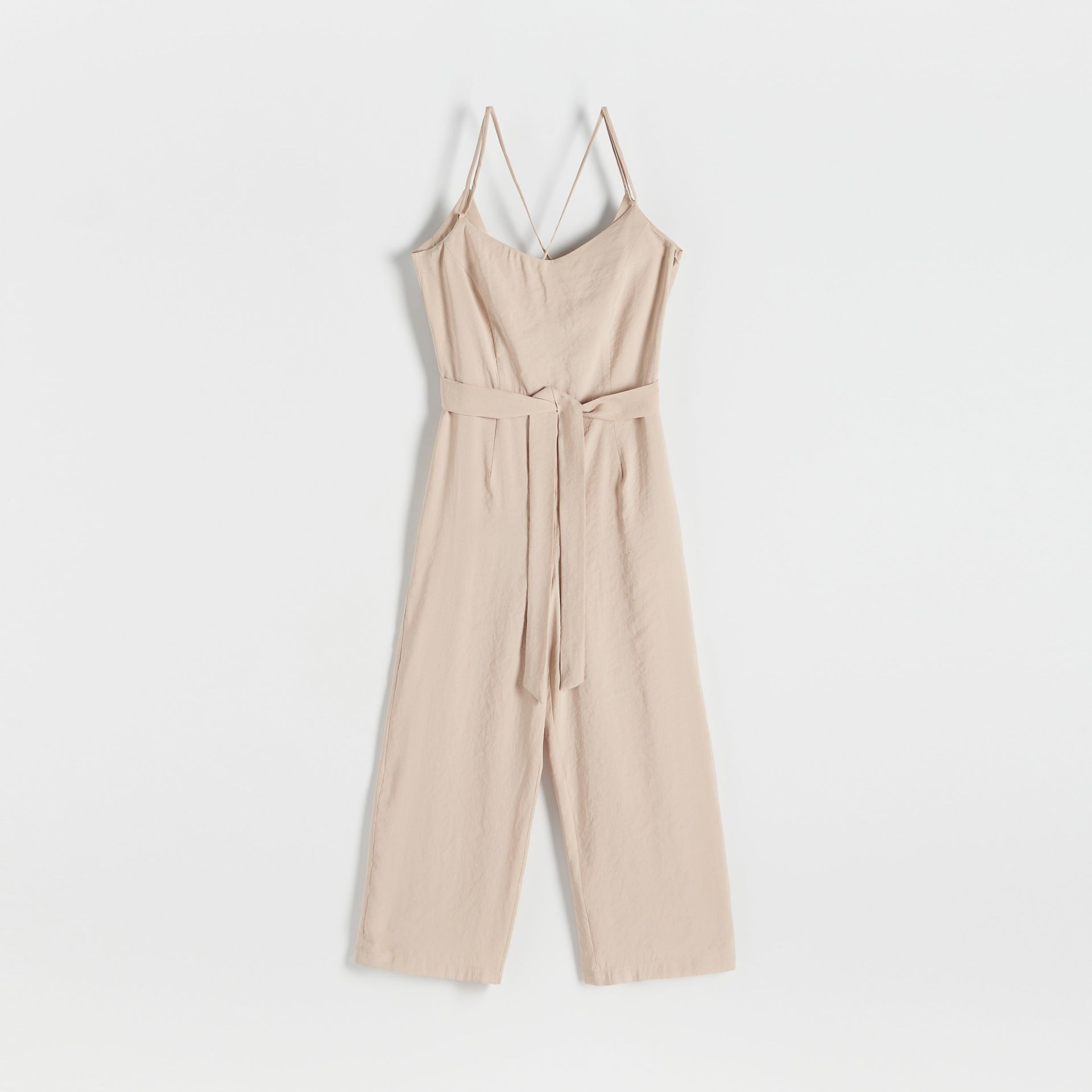 Reserved - Kombinezon z modalu - Beżowy