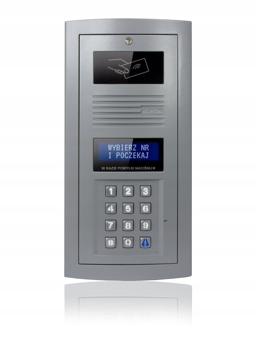 Elfon moduł panela z czytnikiem RFID /popiel (P) Mod OP-255R-P