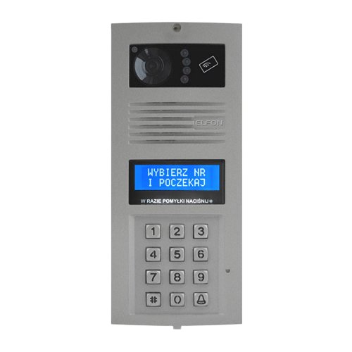 Elfon moduł panela MASTER WIDEO 700 linii z czytnikiem RFID /popiel (P) Mod OP-MA765RC HR-P