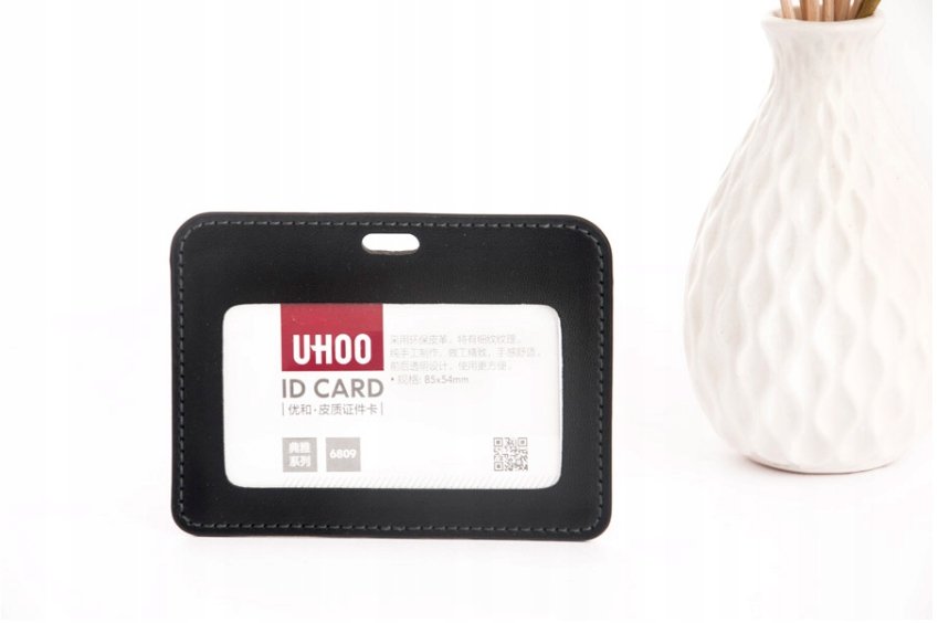 Etui Holder na kartę Smycz 105x76 RFID 54x85 Black