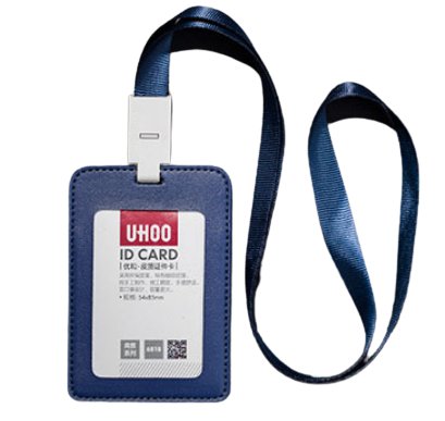 Etui Holder na kartę Smycz 60x93 RFID 54x85 Blue