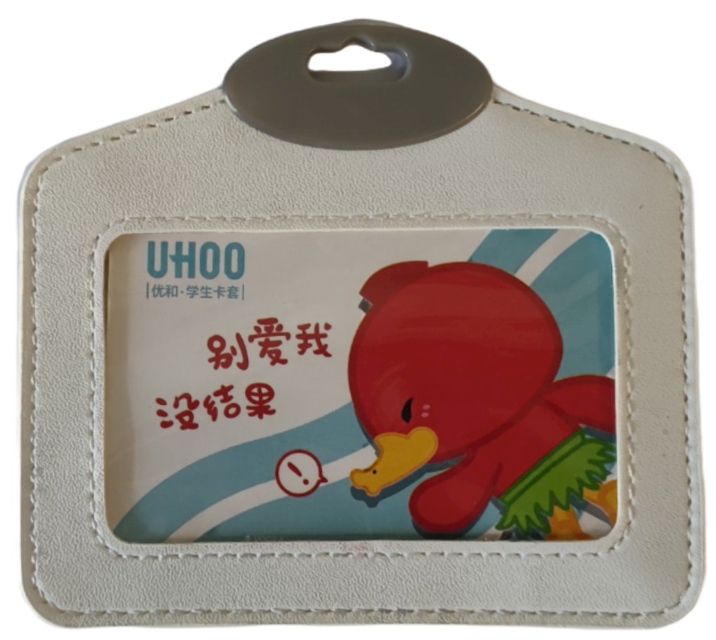 Etui Holder na kartę Smycz Duck eco poz White