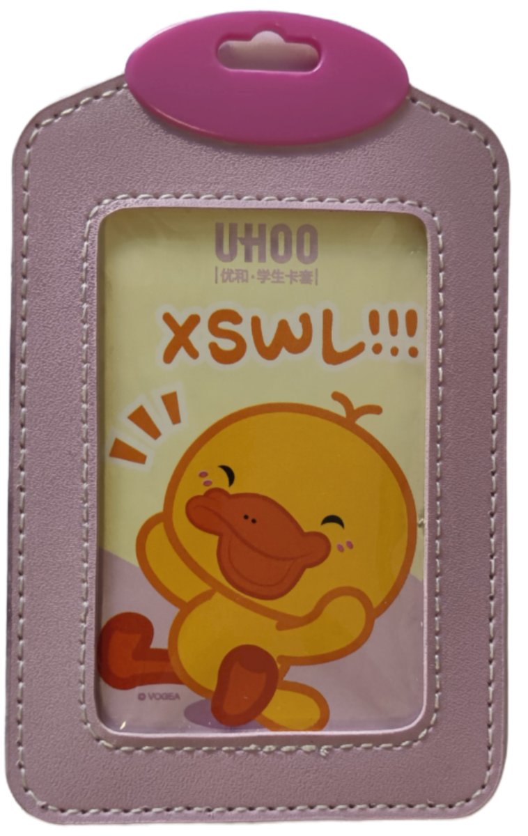 Etui Holder na kartę Smycz Duck eco pion Violet