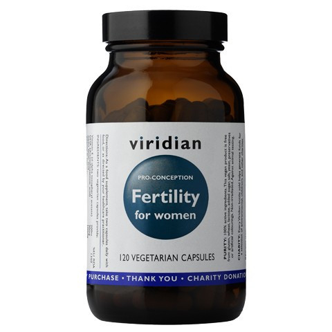 VIRIDIAN Viridian Fertility for women Płodność dla kobiet x 120 kaps