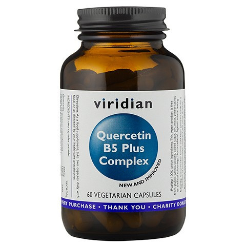 Viridian Kwercetyna B5 plus kompleks 60 kapsułek