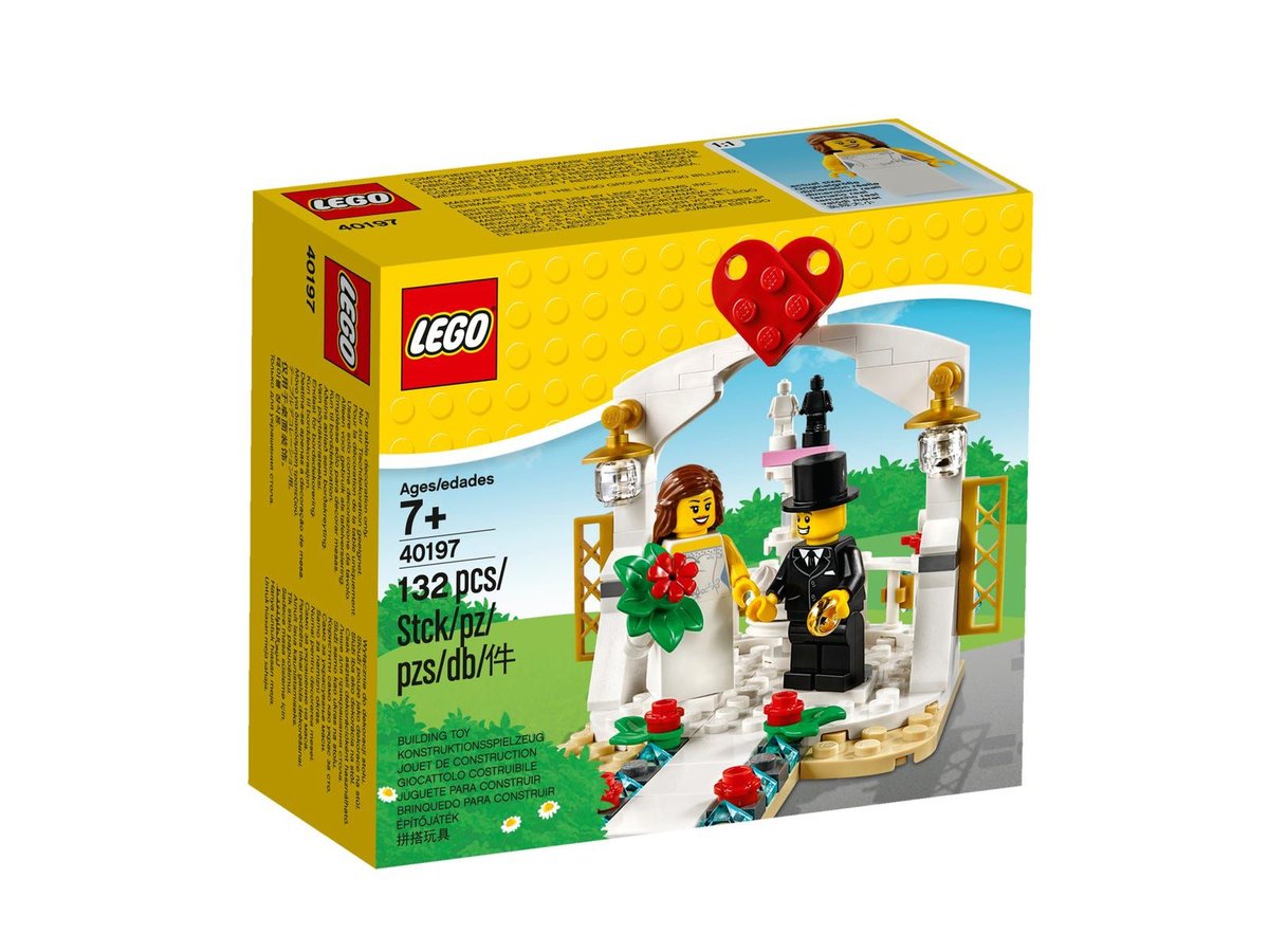 LEGO UPOMINKOWY ZESTAW ŚLUBNY 40197