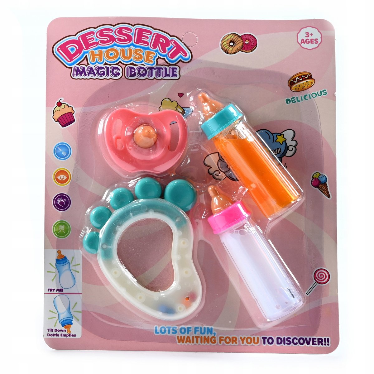 top BUTELKI DLA LALKI MAGICZNE ZNIKAJĄCE MLEKO SMOCZEK