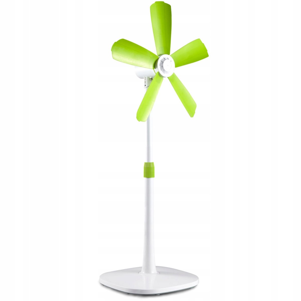 VOLTENO Wentylator podłogowy 45 cm 20 W biało-zielony