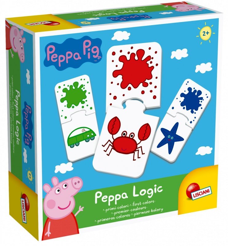 Puzzle Gra edukacyjna Logic Peppa Pig. Świnka Peppa LISCIANI 95292