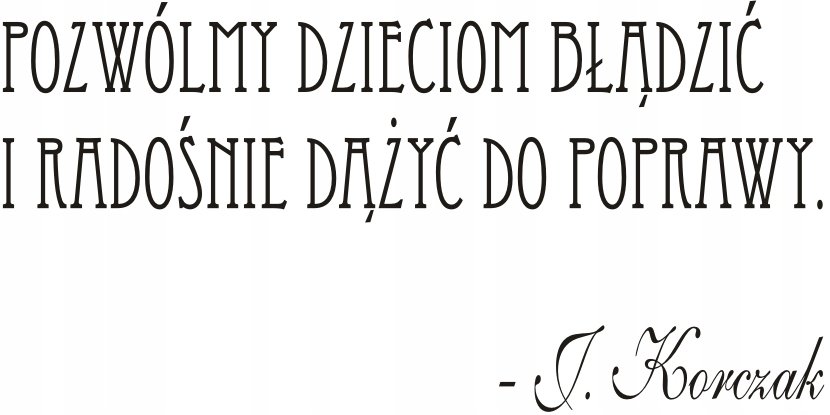 Napis na ścianę naklejka - Pozwólmy dzieciom - 160, 240x120 cm