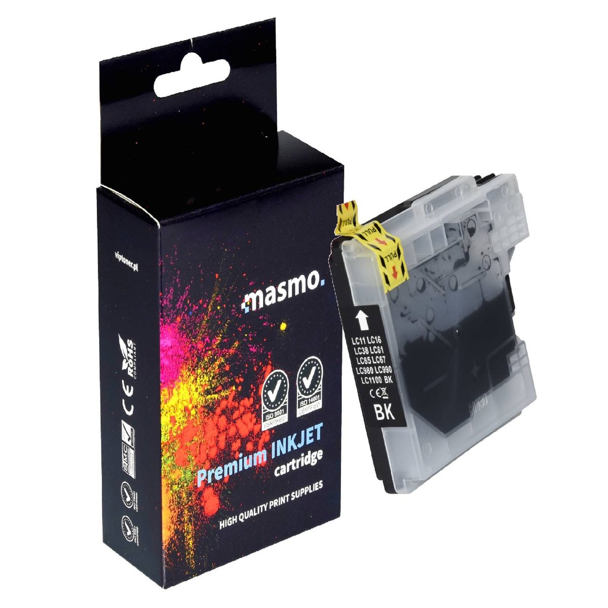 Tusz MASMO do Brother LC980 LC1100 DCP-195C DCP-365CN DCP-395CN DCP-145C MFC-790CW czarny zamiennik