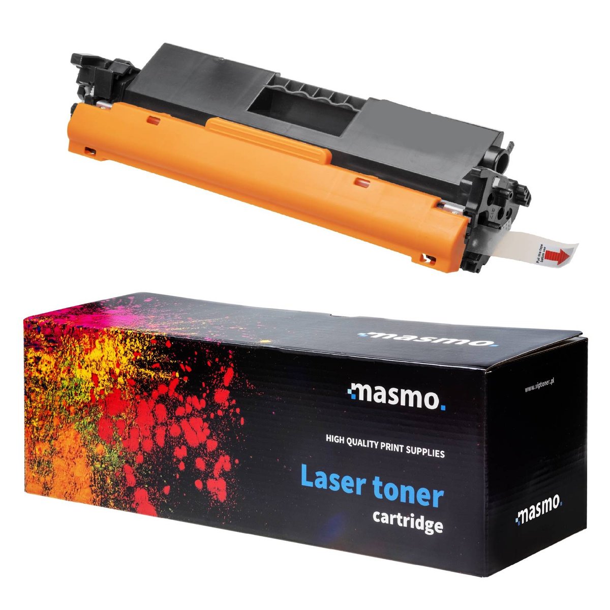 Toner Masmo Do Hp Cf217A Laserjet M102W 102A M130A M132 Czarny Zamiennik Z Chip