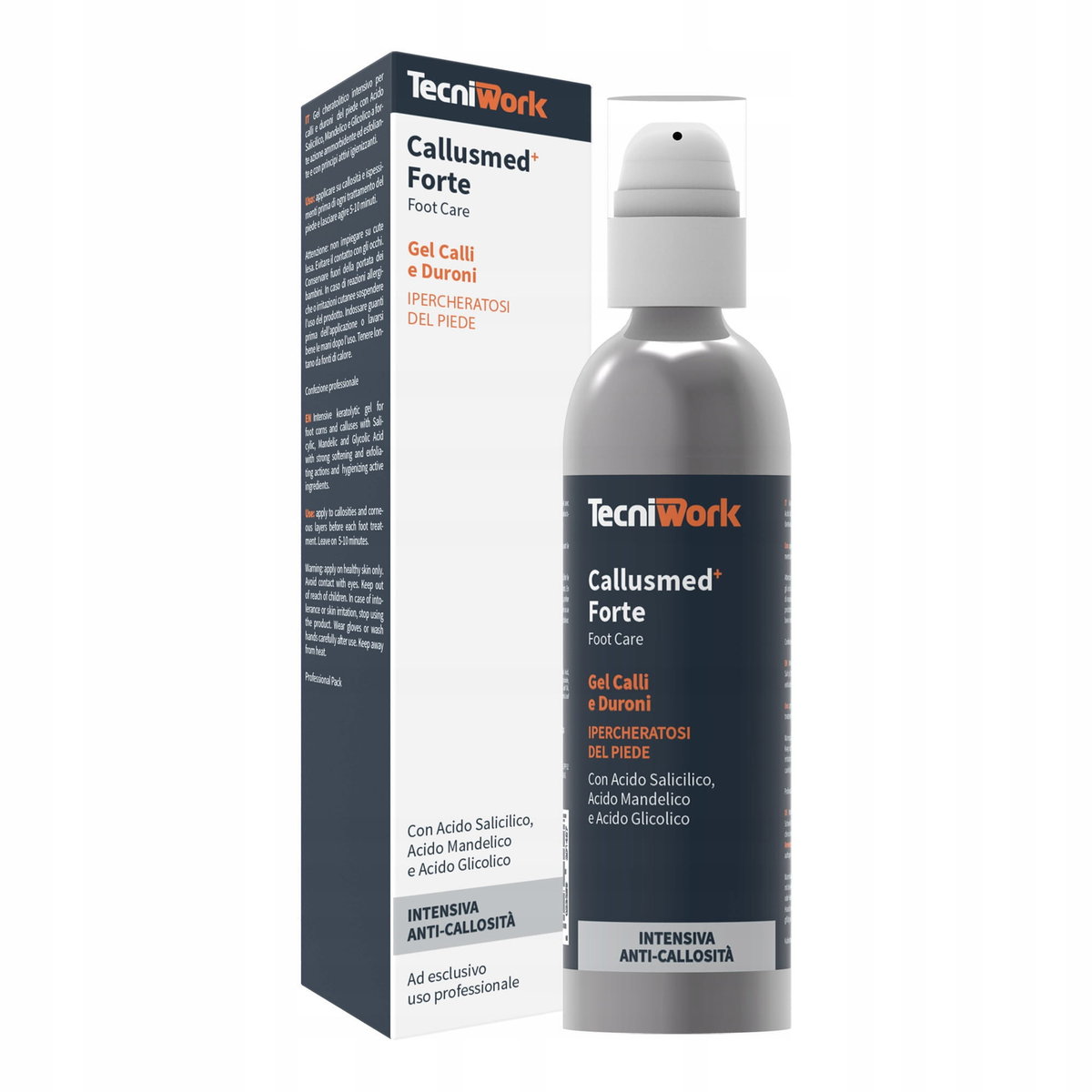 Żel keratolityczny do stóp intensywny profesjonalny TecniWork Callusmed Forte CE310C 250 ml