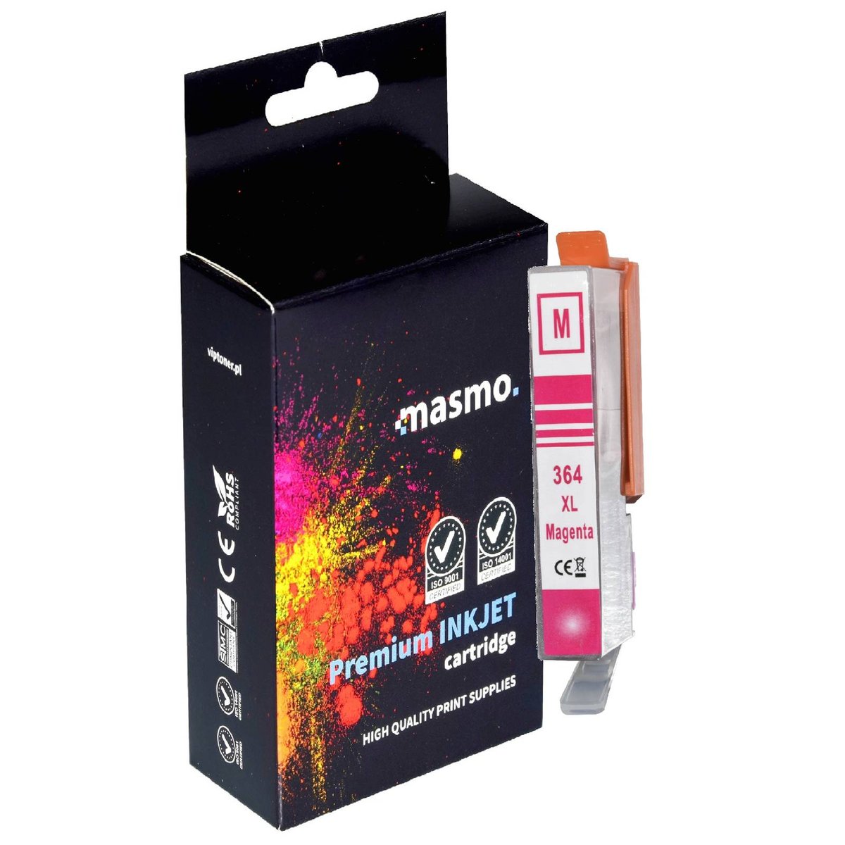 Tusz Masmo Do Hp 364 C6380 D5460 6510 5524 B109 Purpurowy Zamiennik