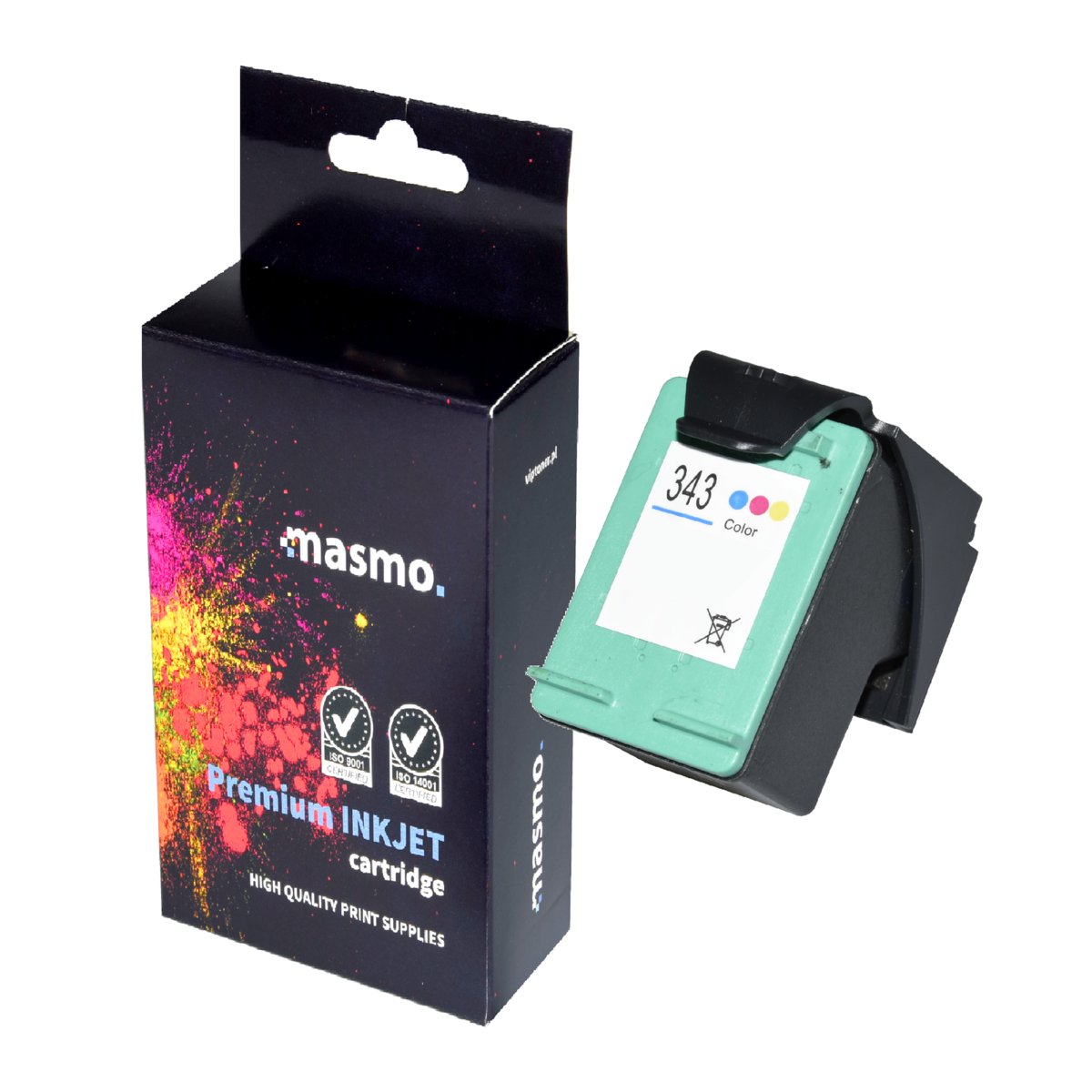Tusz Masmo Do Hp 343 Psc 1510 1610 2575 Trójkolorowy Zamiennik