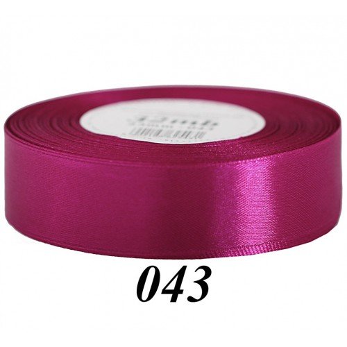 Wstążka satynowa 25mm/32mb fuksja