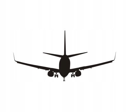 Naklejka na ścianę lotnictwo odrzutowiec Samolot 1, 200x100 cm