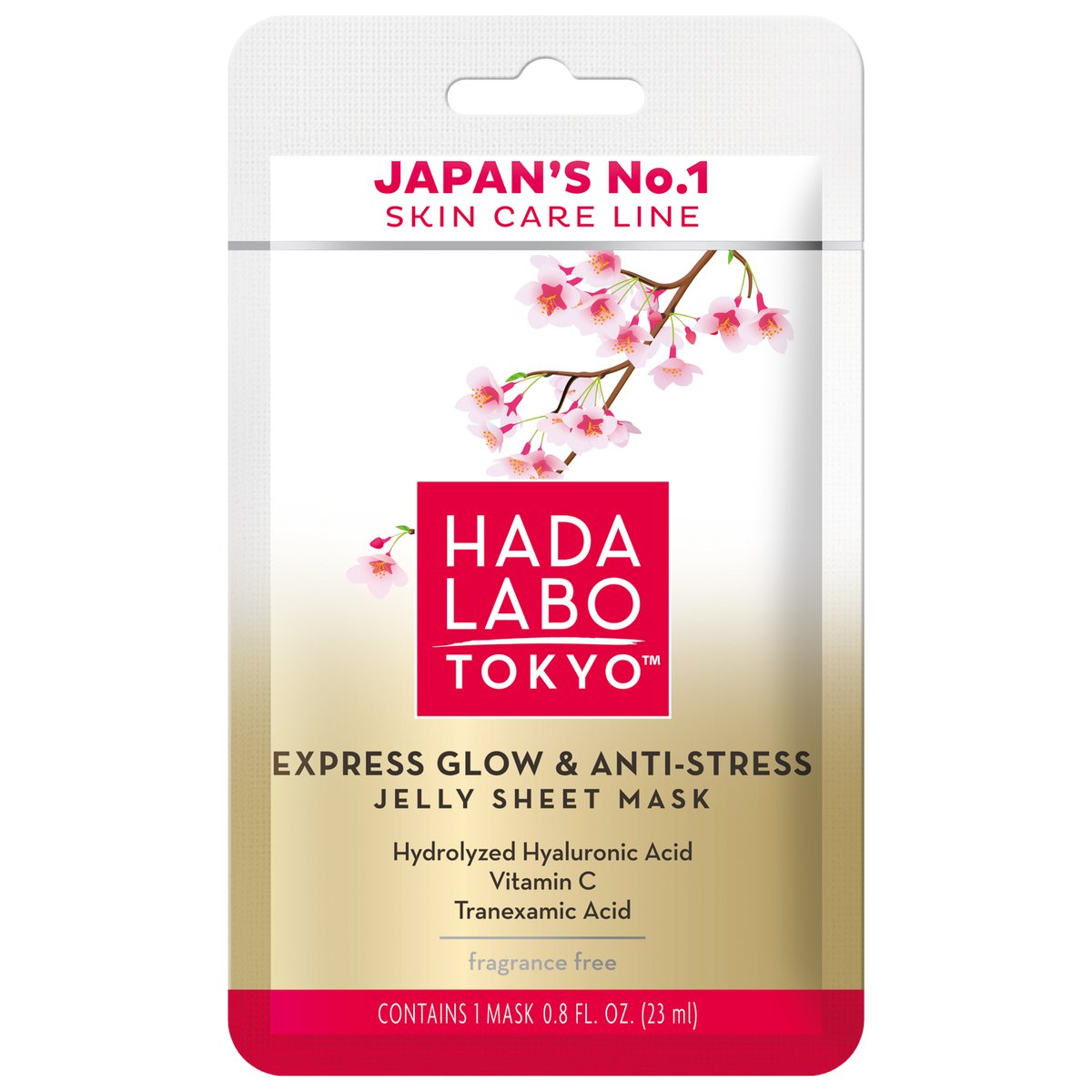 Hada Labo Tokyo Premium, Maska Do Twarzy Express Glow & Anti-Stress, 20ml