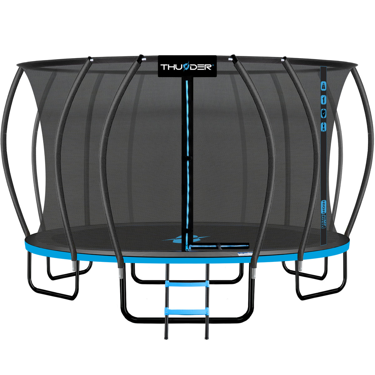 Trampolina ogrodowa do skakania THUNDER INSIDE ULTRA 16FT BLUE