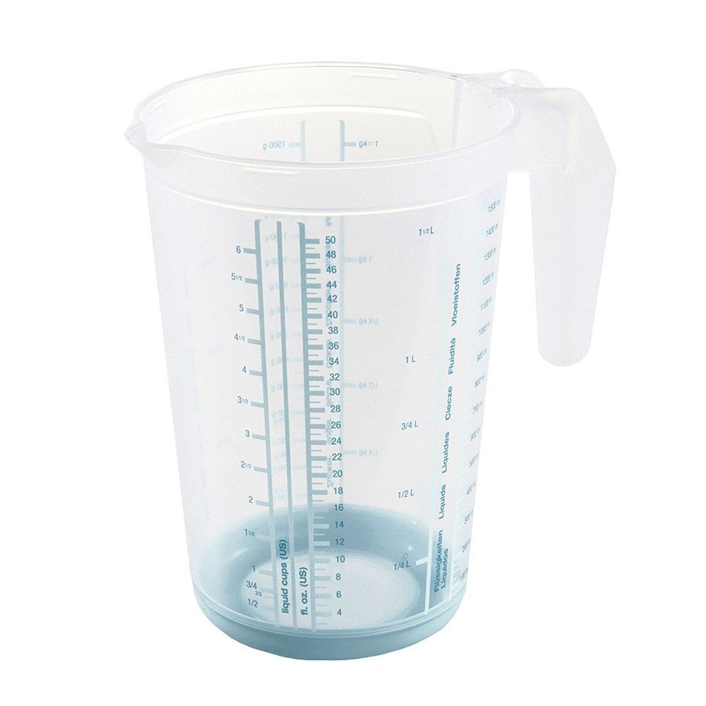 Dzbanek Z Miarką I Funkcją Antypoślizgową 1,5l Nordic Blue (10492) Lumarko!