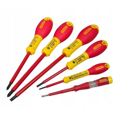 Stanley Zestaw wkrętaków FatMax dla elektryków - 6 sztuk Pł-Ph 0-65-441