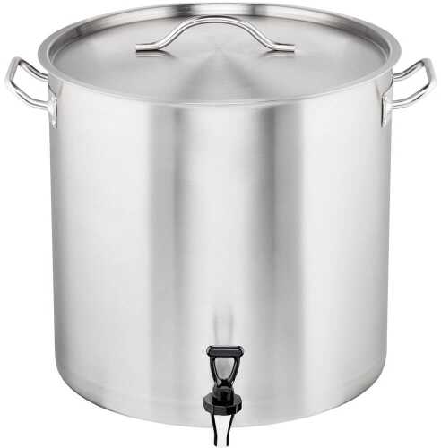 Stalgast Garnek Wysoki z Kranem 50,3 L Ø 40 x 40 cm - 1 Sztuka
