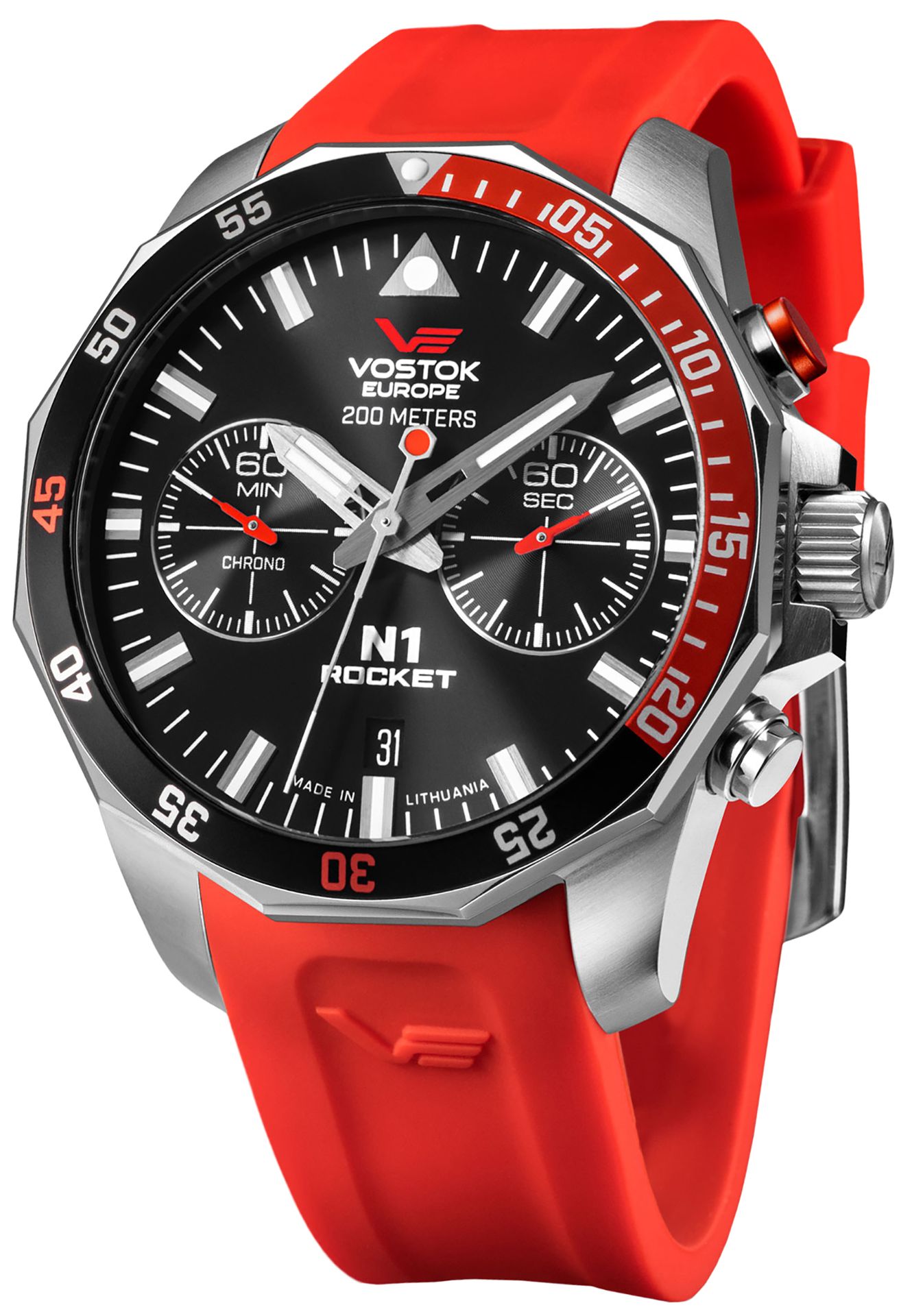 Zegarek Vostok Europe 6S21-225A707SR Rocket N-1 Chrono