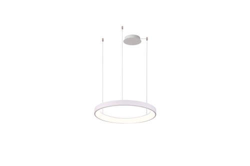 Wisząca lampa Agnes AZ5021 LED 60W ring do salonu biała